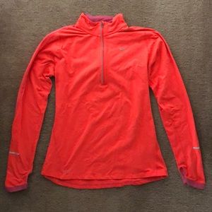 Nike running half zip